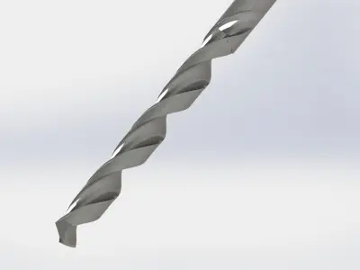 Drill Bit 3D model get