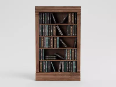 -Bookshelf V3- 3D model