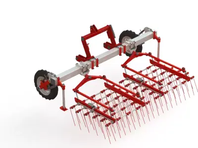 WG 0009 - Flex harrow 300 3D model