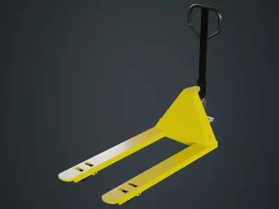 Pallet Jack 3A Low-poly 3D model