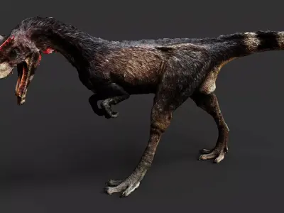 dinosaur jurassic creature Free model scan Free low-poly 3D model