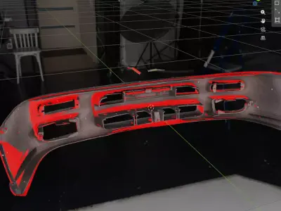 Subaru Impreza Bumper Cover 57720FA160 1997-2001 Scan 3D model