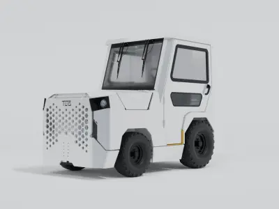 Airport TUG Endurance Tractor 3D model