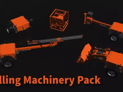 Drilling Machinery Pack 3D model