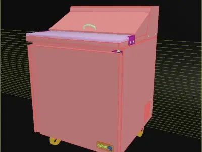 Cold Table - Mesa refrigeradora - ASBER 3D model
