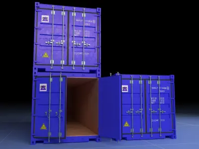 Container 3D model by OZ-Design