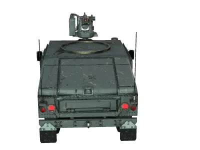 Humvee Low-poly 3D model buy