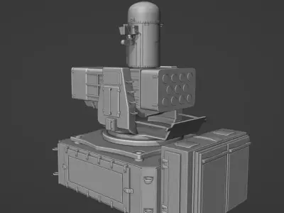 Searam Naval CIWS Modern  Military  3D model