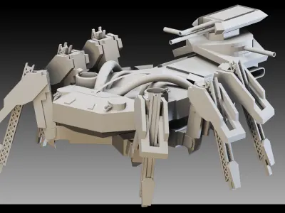 7 War Robots-Vol 03- High detail 3d models Low-poly 3D model