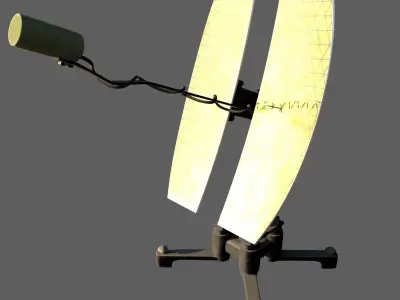 Sci-Fi Antenna 3D model buy