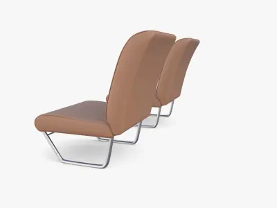 Generic 40s Van Seats 3D model