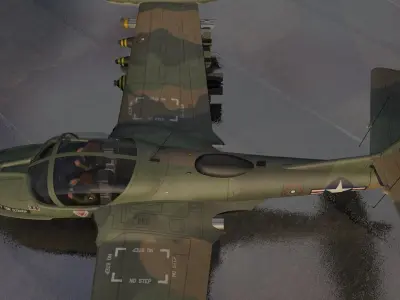 Cessna A-37B Dragonfly 3D model