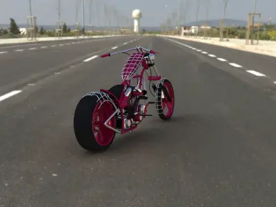 American Chopper Black Widow 3D model