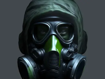 Helmet 3d model military combat Military Low-poly Low-poly 3D model 13