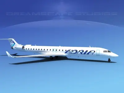 Bombardier CRJ900 Adria 3D model
