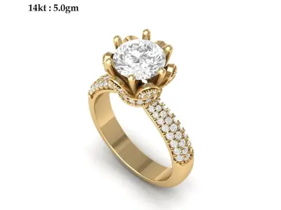 Wedding Ring  3D print model 287