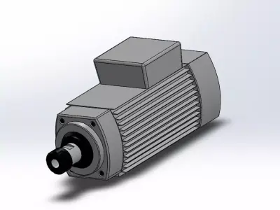 1-5 KW Hertz Spindle Motor 3D model