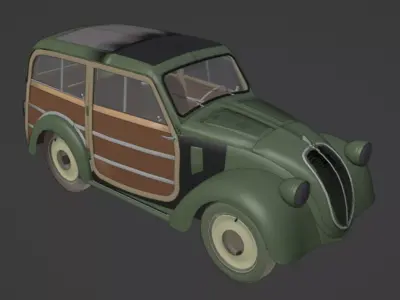 Fiat 500 Free low-poly 3D model by yuiupload661
