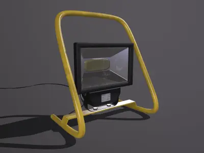 Construction spotlight 3D model purchase