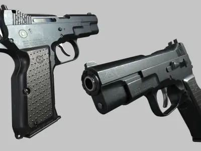 Bren Ten 10mm PBR Low-poly 3D model