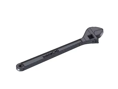 adjustable wrench 3D model purchase