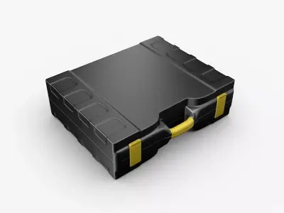 Plastic Briefcase 3D model