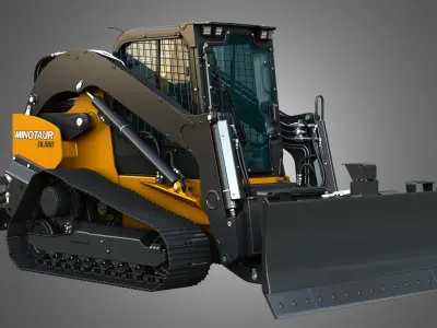 DL550 Minotaur Compact Dozer Loader 3D model