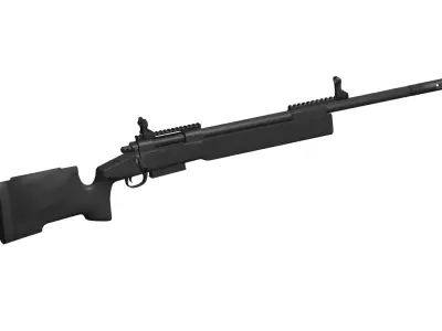 M40 rifle 3D model purchase