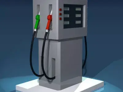Gas pump 3D model buy