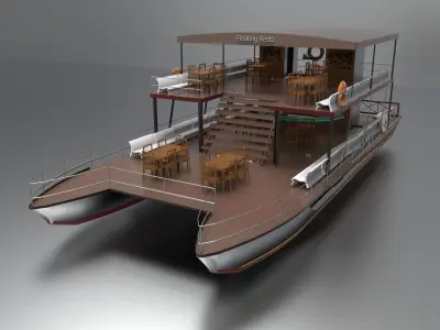 Floating Resto 3D model