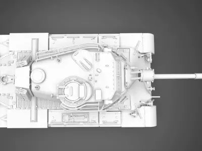 M47 Patton Scale model   3D print model