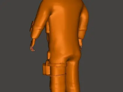 Explosive Ordnance Disposal  team figure 3D print model