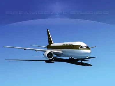 Boeing 767-100 UPS 3D model