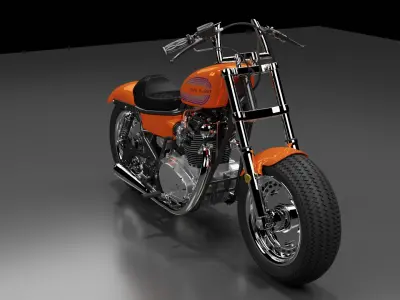 Yamaha XS650 3D model purchase