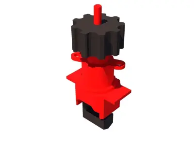 locking butterfly valves  Free 3D model