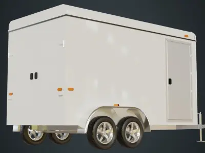 Cargo Trailer 1 3D model