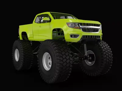 Monster Truck 3D model shop