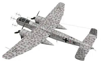 Heinkel He 219 Uhu 3D model purchase
