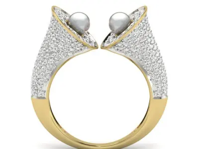 Women ring 3dm Render details 3D print model