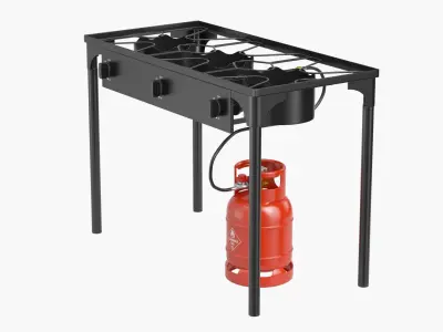 Camp Stove 2 3D model