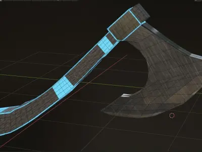 HIGH QUALITY AXE MODEL  Free 3D model