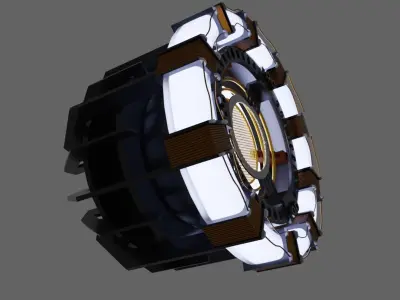 Iron Man Arc Reactor MK 1 3D model