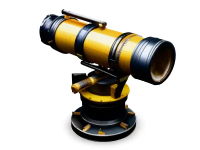 SciFi Telescope HighDetail 3D Model Low-poly 3D model