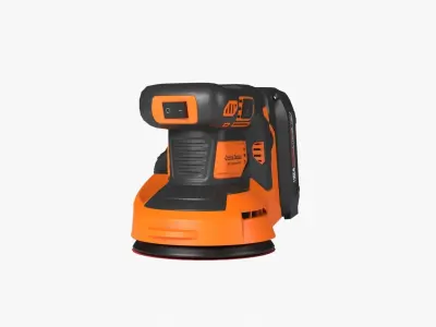 Random Orbital Sander Low-poly 3D model