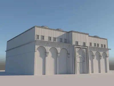 Medieval inn 3D model purchase