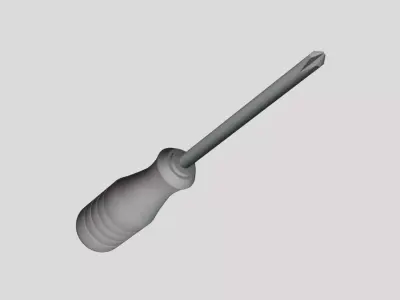 Screwdriver - Geometry Only No Textures No Materials 3D model purchase
