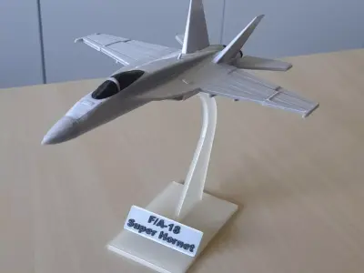 FA-18 SUPER HORNET PLANE 3D print model