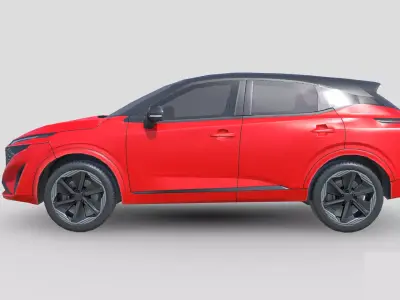 Low Poly Car - Nissan Qashqai 2025 Low-poly 3D model