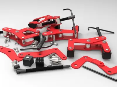 Clamp Range 0 MM - 75 MM Free 3D model