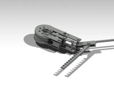 Pipe bender 3D model